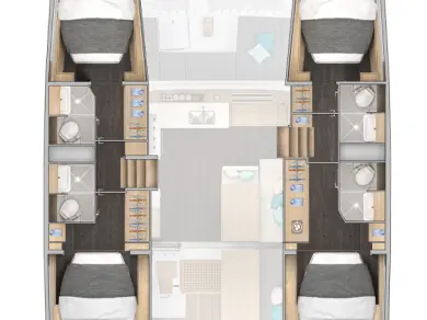 Noleggio barche Lagoon Lagoon 43 a Kos su Samboat