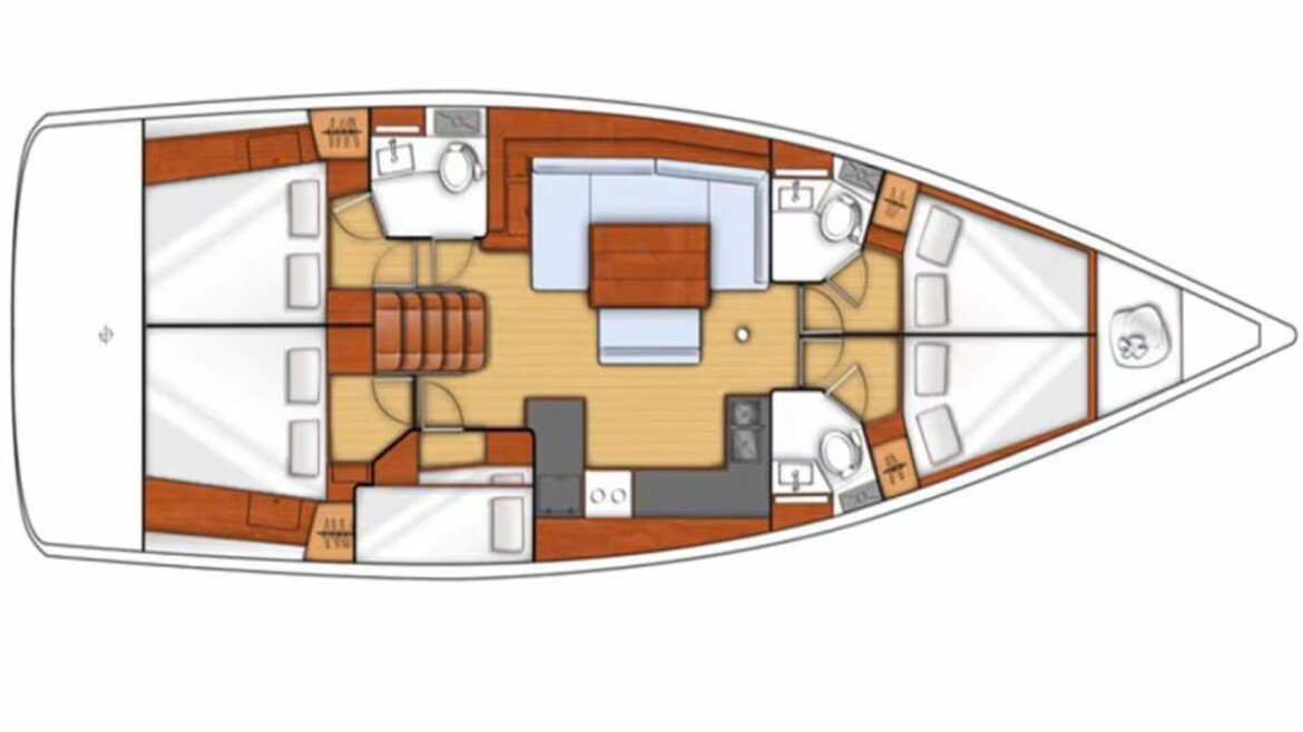 Noleggio Barca a vela con o senza skipper Bénéteau a Ávdira