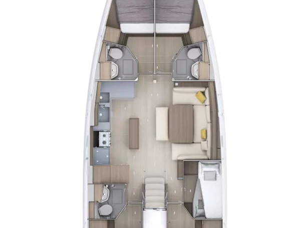 Noleggio a Kos – Bénéteau Oceanis 52 - 6 cab. su SamBoat