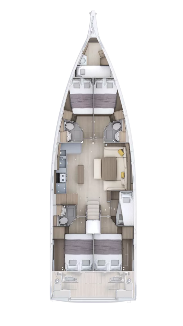 Noleggio a Kos – Bénéteau Oceanis 52 - 6 cab. su SamBoat