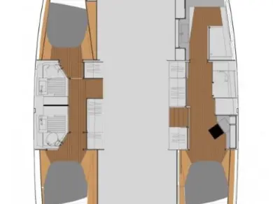 Noleggio Catamarano Fountaine Pajot con patente nautica