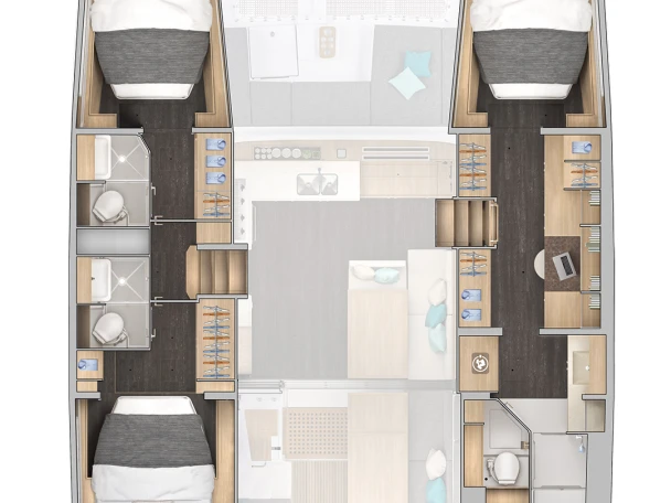 Lagoon Lagoon 43 da affittare a  Marsh Harbour