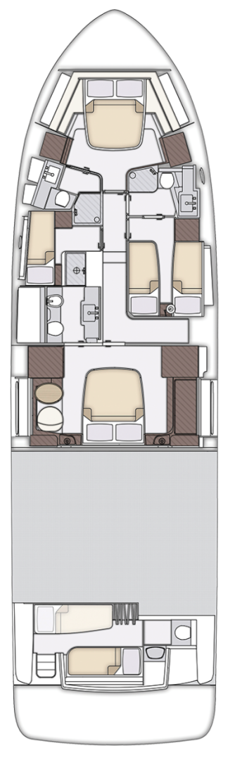 Noleggiare una Azimut Azimut Magellano 66 a Seget Donji