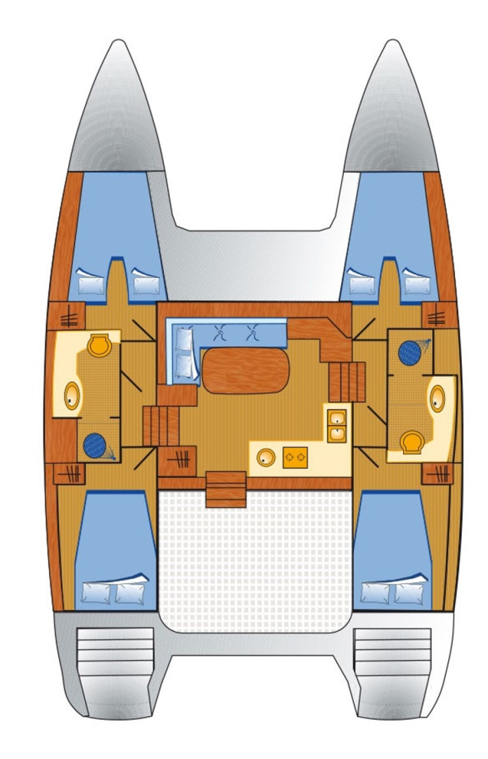 Noleggio barche Pomer economico Lagoon 400