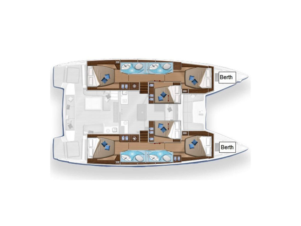 Noleggio Catamarano Lagoon con patente nautica