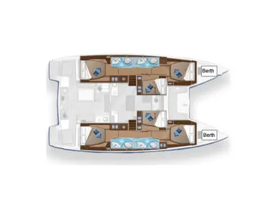 Noleggio Catamarano Lagoon con patente nautica