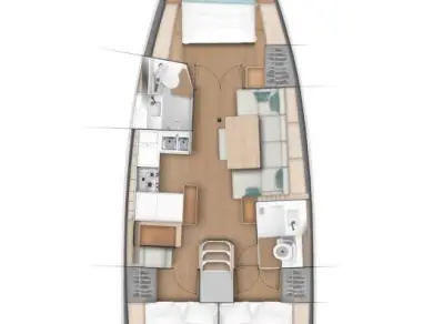 Jeanneau Sun Odyssey 440 da affittare a  Road Town