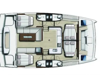 Noleggio Catamarano con o senza skipper Bali a Parham Town