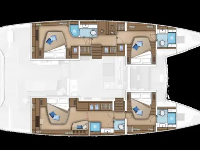 Lagoon Lagoon 55 da affittare a  Parham Town