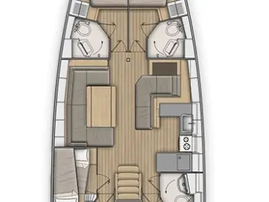 Noleggio barche Capo d'Orlando economico Oceanis 51.1