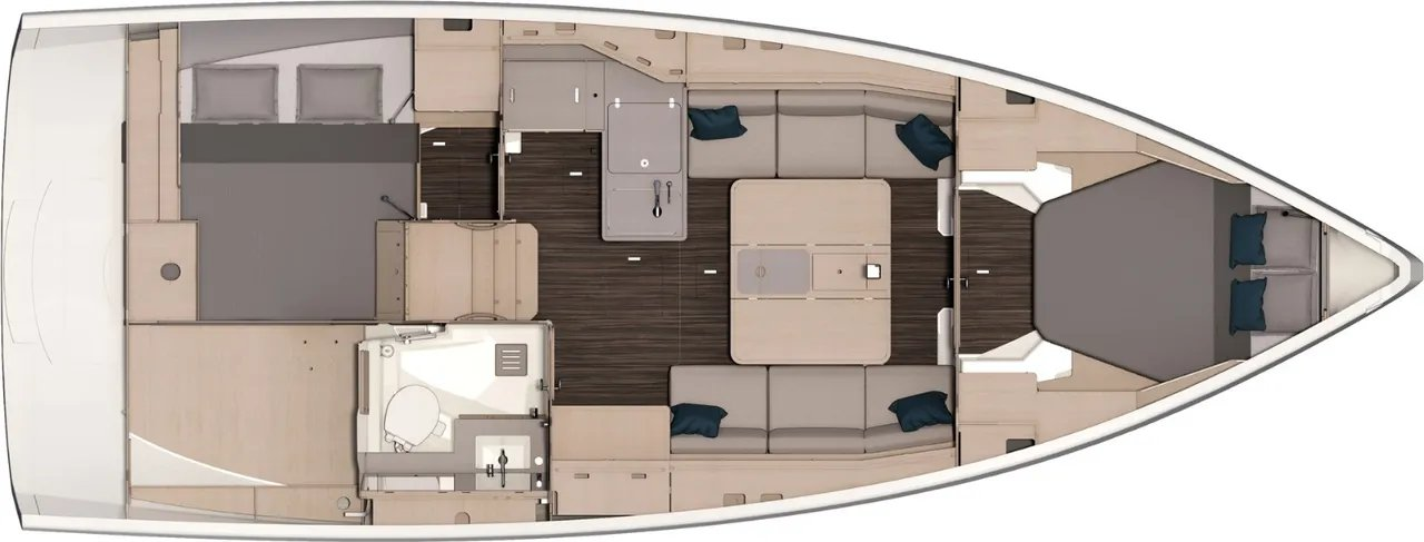 Noleggio Barca a vela Dufour con patente nautica