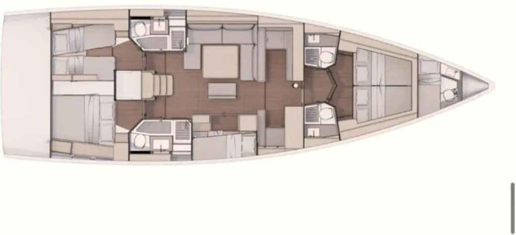 Noleggio barche Procida economico Dufour 530