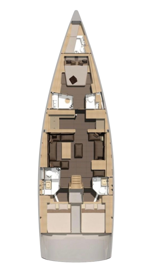 Noleggio Barca a vela Dufour con patente nautica