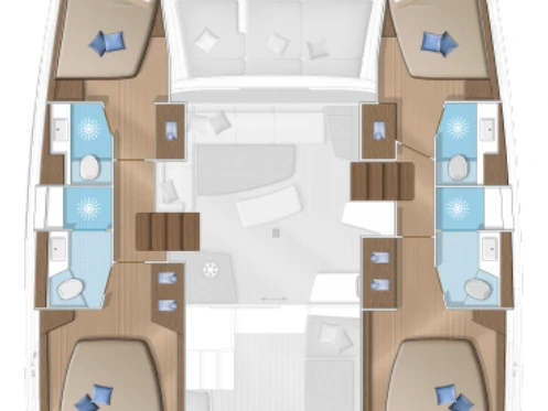 Noleggio Catamarano Lagoon con patente nautica