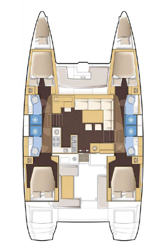 Noleggio Catamarano con o senza skipper Lagoon a Seget Donji