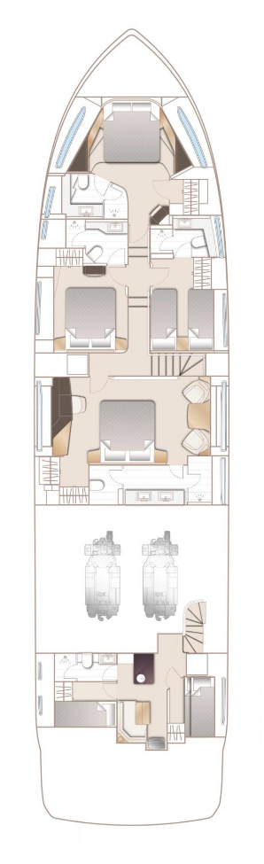 Noleggio a Álimos – Princess Princess Y85 su SamBoat