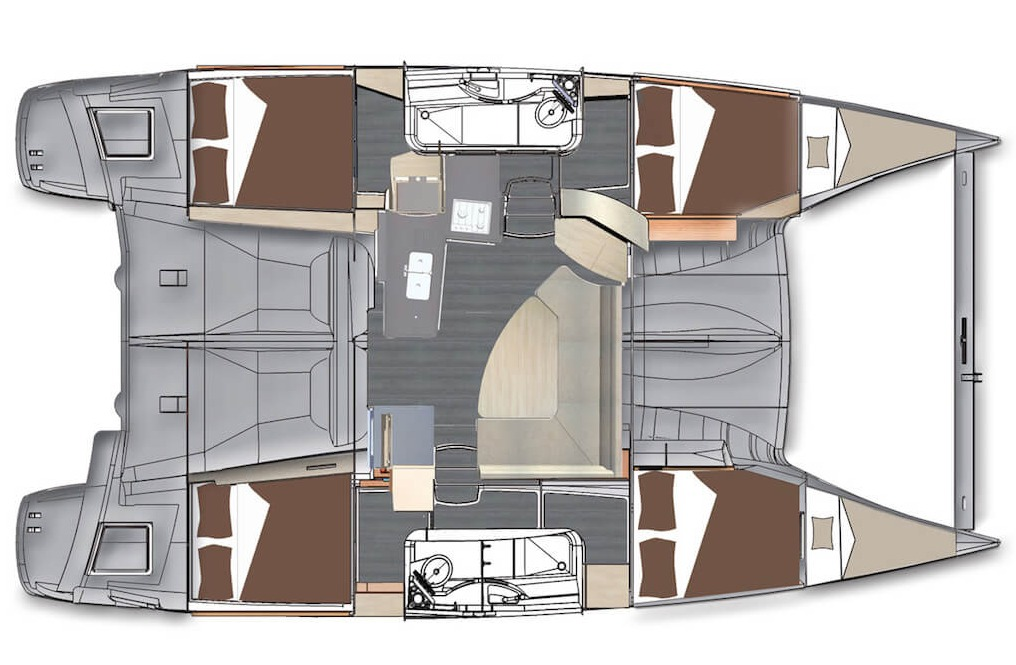 Noleggio Catamarano a Punat – Fountaine Pajot Lipari 41