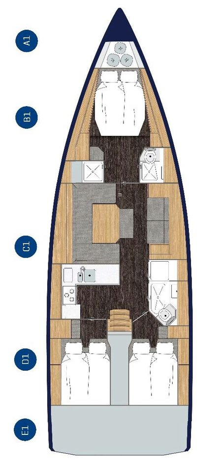 Noleggio Barca a vela con o senza skipper Bavaria a Zara