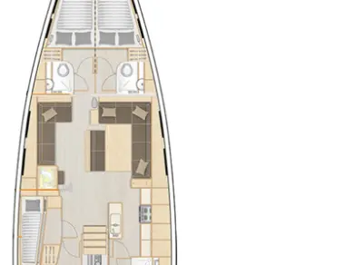 Noleggio barche Trogir economico Hanse 548