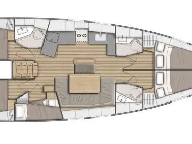 Noleggio Barca a vela a Lefkáda – Bénéteau Oceanis 46.1
