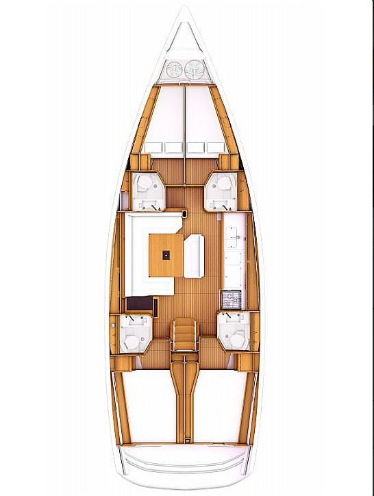 Noleggio Barca a vela Jeanneau con patente nautica