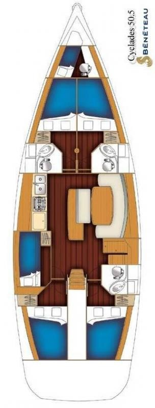 Bénéteau Cyclades 50.5 da affittare a  Álimos