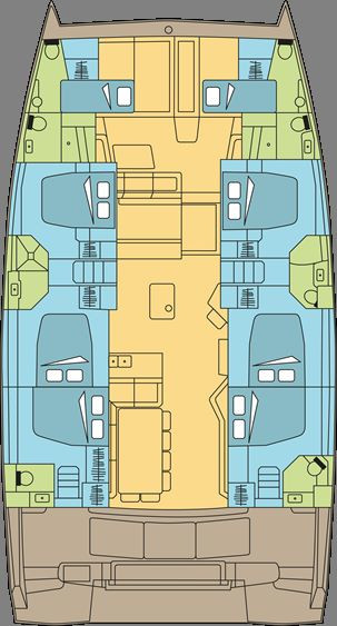 Noleggio Catamarano Bali con patente nautica