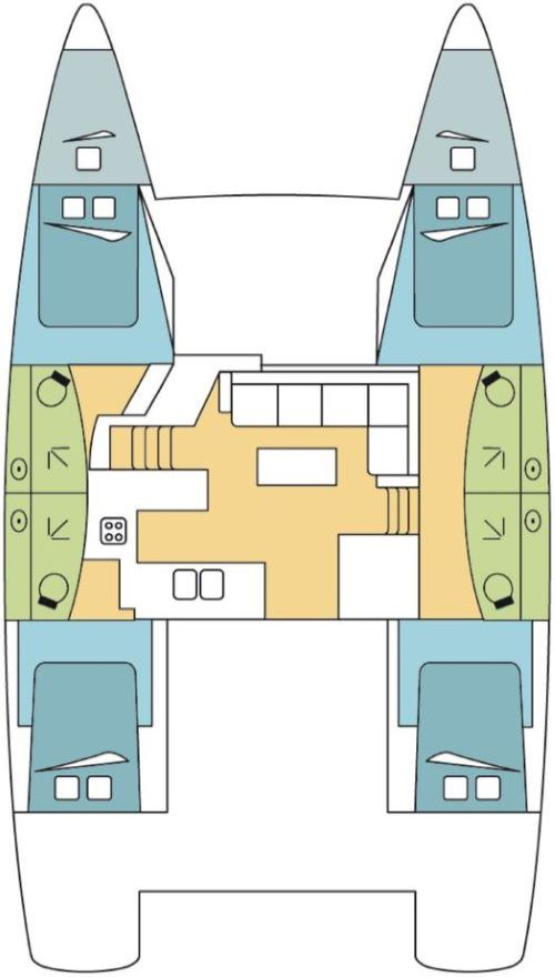 Noleggio a Jolly Harbour – Fountaine Pajot Elba 45 su SamBoat
