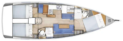 Noleggio a Bormes-les-Mimosas – Jeanneau Sun Odyssey 410 su SamBoat