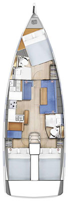 Noleggiare una Jeanneau Sun Odyssey 410 a Bormes-les-Mimosas