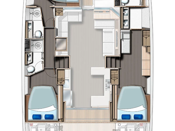 Noleggio Barca a motore a Eden Island – Leopard Catamarans / Robertson & Caine Leopard 53 - OW