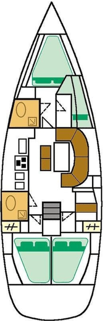 Bénéteau Oceanis 411 Clipper da affittare a  Deme of Volos