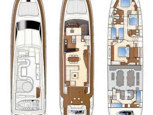 Noleggio Yacht di lusso a Glyfáda – Ferretti Ferretti Yachts 830 Flybridge