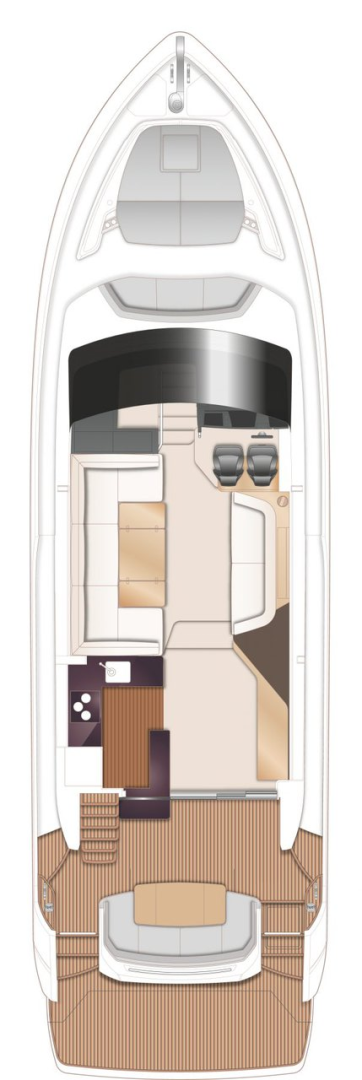 Noleggio barche Podstrana economico Princess 55 F
