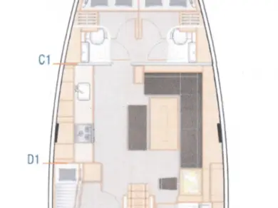 Noleggio Barca a vela Hanse con patente nautica