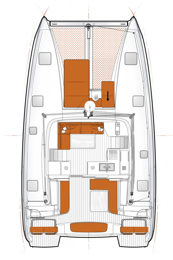 Noleggio Catamarano Excess con patente nautica