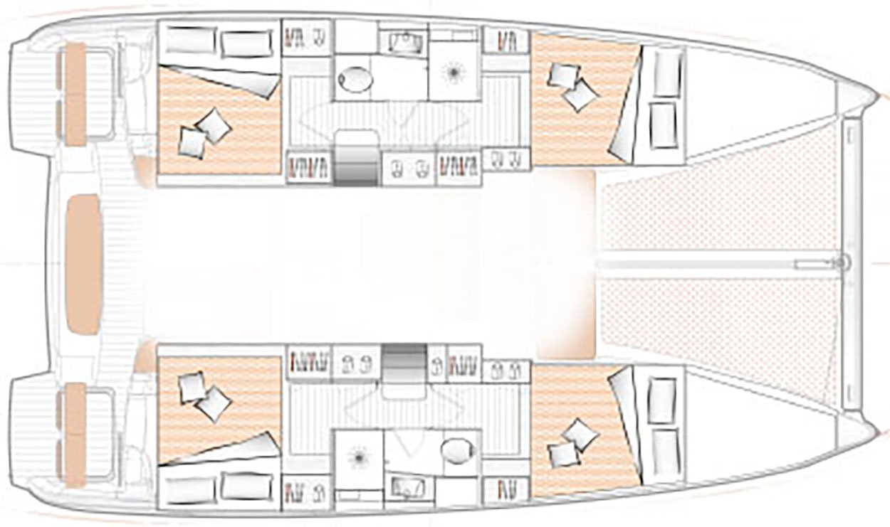 Noleggio Catamarano Excess con patente nautica