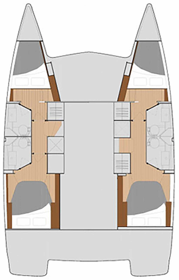 Noleggio Catamarano a Gouviá – Fountaine Pajot Lucia 40
