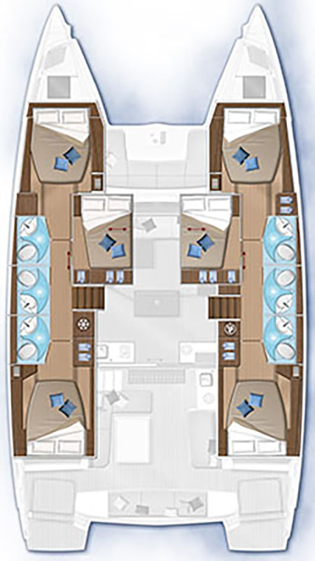 Noleggio Catamarano a Álimos – Lagoon Lagoon 50