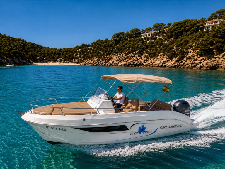 Noleggio barche Palma de Maiorca economico Pacific Craft 630