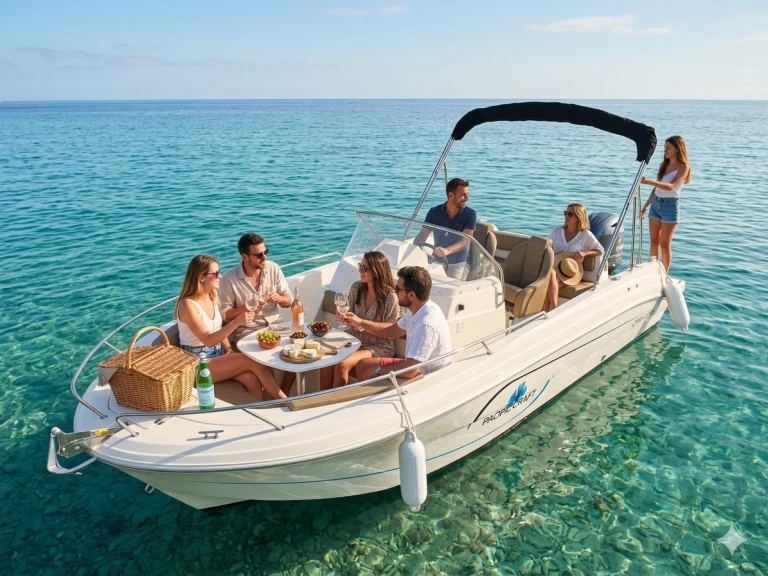 Noleggio Barca a motore a Can Pastilla – Pacific Craft Q670 'Atlas' (10p/200hp)