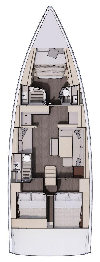 Noleggiare una Dufour Dufour 470 a Trogir