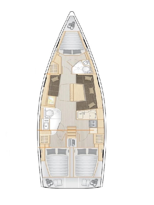 Noleggiare una Hanse Hanse 388 a Seget Donji