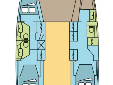 Noleggio Catamarano a Parham Town – Fountaine Pajot Isla 40