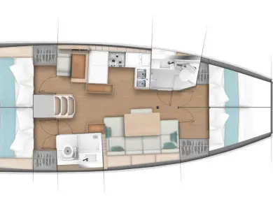 Noleggio barche Gouviá economico Sun Odyssey 440