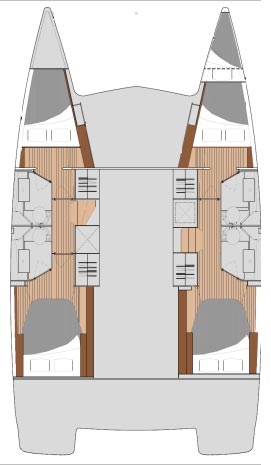 Noleggio Catamarano a Zaravecchia (Biograd) – Fountaine Pajot Isla 40
