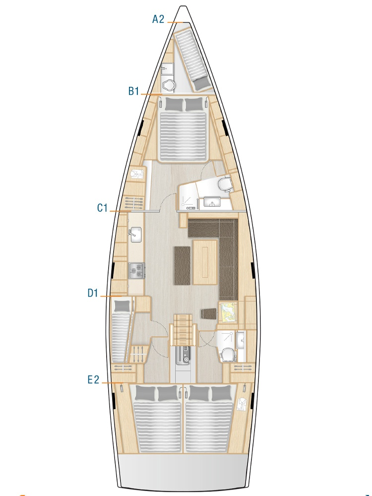 Noleggiare una Hanse Hanse 508 a Seget Donji