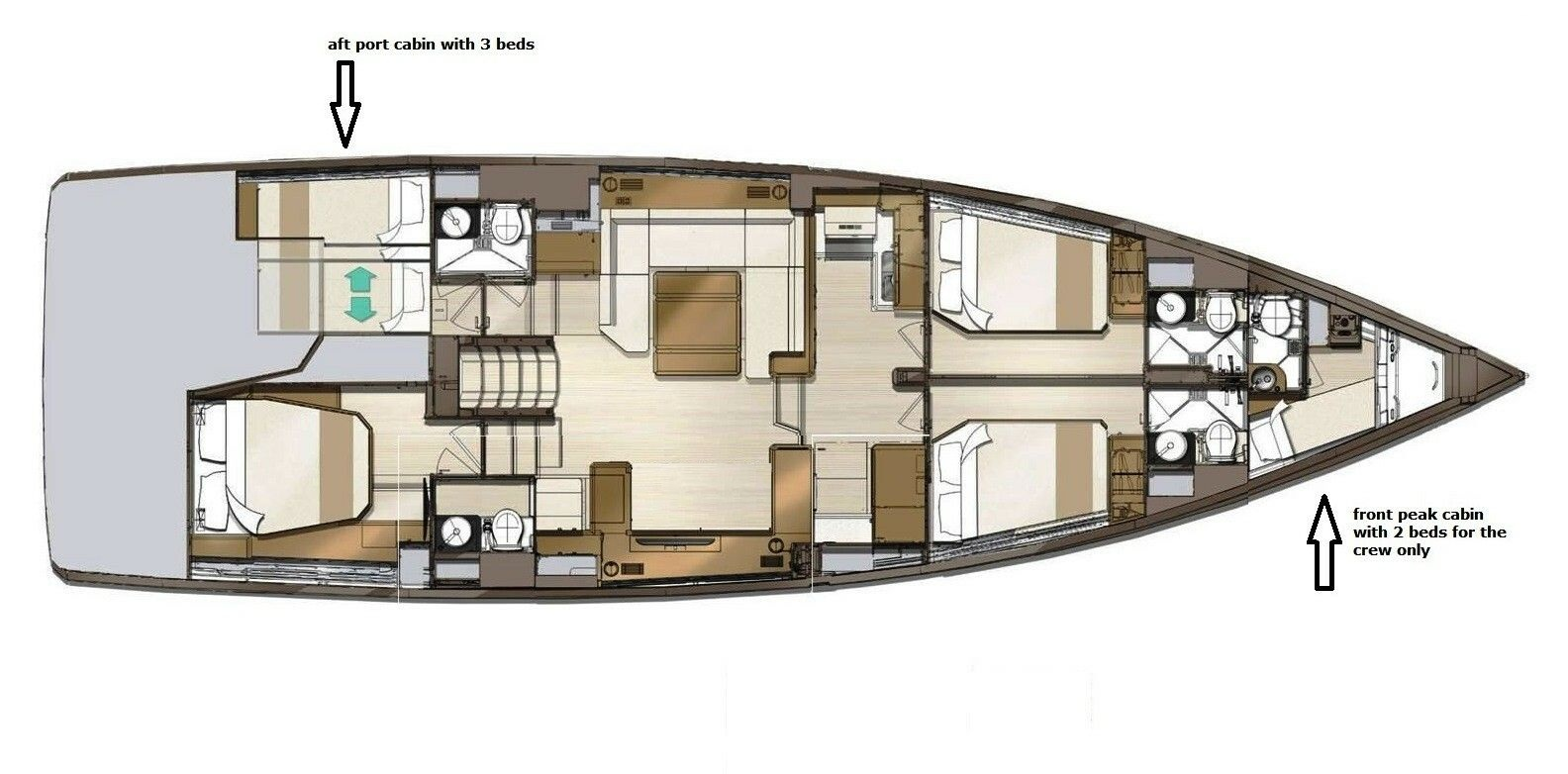 Noleggio a Seget Donji – Jeanneau Jeanneau 60 su SamBoat