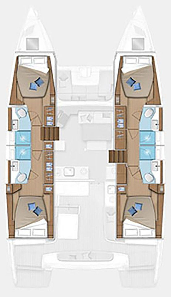 Noleggio barche Álimos economico Lagoon 46