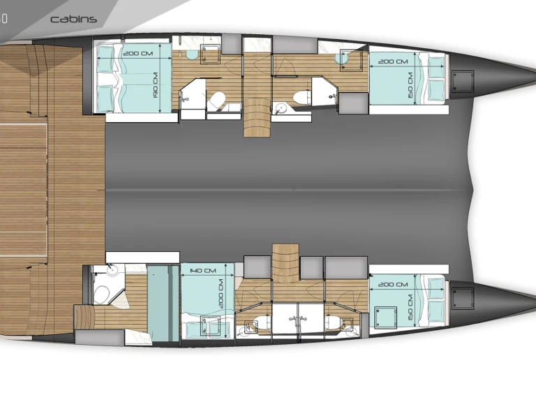 Noleggio a Olbia – Wave Catamarans Wave 50 - 5 cab. su SamBoat